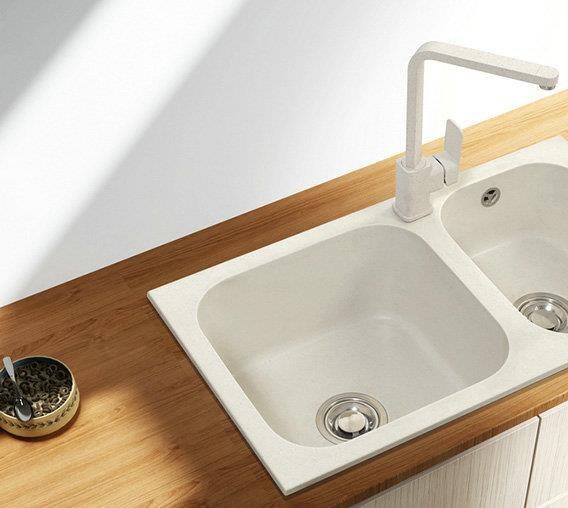 OC820 Bowl and drainer - cream bathroom product