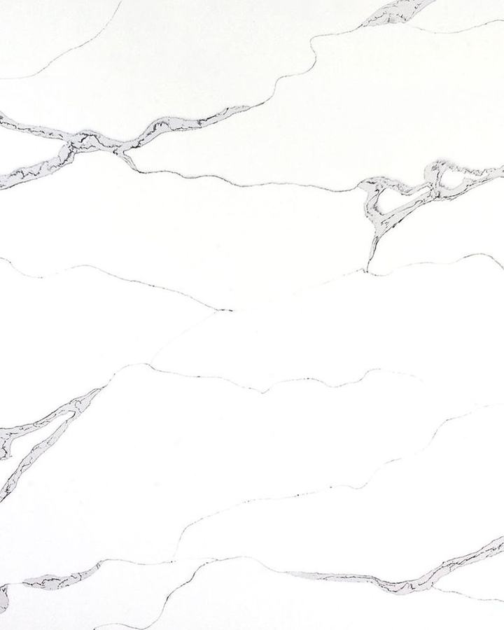 White engineered quartz