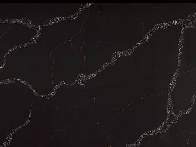 Marquina Tenebra CN7018 engineered quartz slab