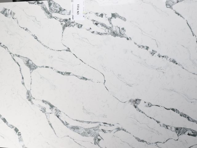 Calacatta Summit CN7111 engineered quartz slab