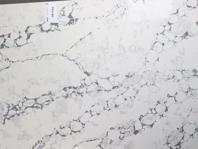Calacatta Delta CN7113 engineered quartz slab